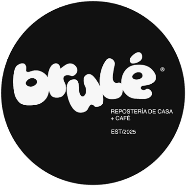 Logotipo de Brulé, repostería de casa y café